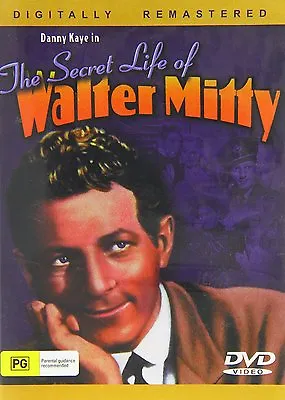 THE SECRET LIFE OF WALTER MITTY (1947 Danny Kaye)  DVD - UK Compatible - Sealed • £10.49