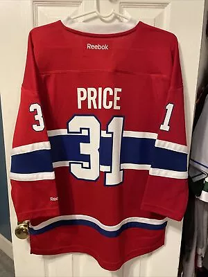 Carey Price Montreal Canadiens Hockey Reebok Boys Red Jersey Size L/XL • $40