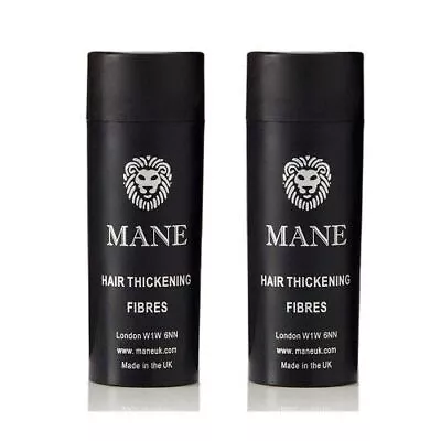 X 2 Deal For Mane Hair Thickening Fibres  - Combat Hair Loss And Thinning Hair • $41.67