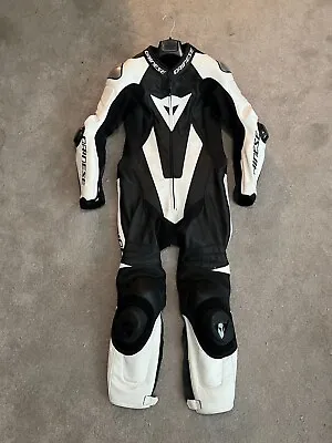 $900 • Buy Dainese Laguna Seca 5 B/W 1-Pc. Motorcycle Racing Suit EU46 US36 Men