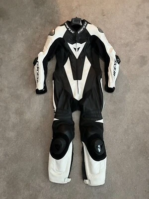 Dainese Laguna Seca 5 B/W 1-Pc. Motorcycle Racing Suit EU46 US36 Men • $900