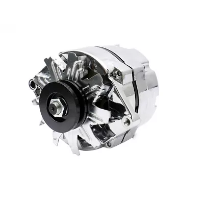 $82.97 • Buy New Alternator Chrome BBC/SBC Fits Chevy GM 110AMP 3-Wire HO 7127-105C 75-85