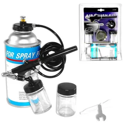 Air Brush KIT Complete No Compressor Hobby Airbrush Model Cars Painting Tools • $21.99