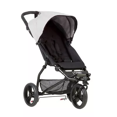 Mountain Buggy Mini V3 Single Stroller In Silver Brand New!! • $259