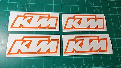 KTM Outline Decal Sticker Pick A Size And Color. TRACKED & INSURED • $5.99