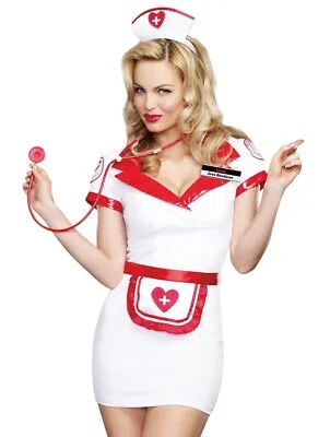 £11.99 • Buy Women’s Sexy Hot Nurse 5pc. Costume USA Designer Dreamgirl  Size S8 *FLASH SALE*