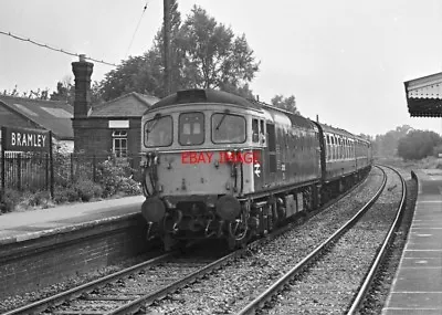 Photo  Class 33 Loco 33112 At Bramley Railway Station  04-07-76 • £1.85