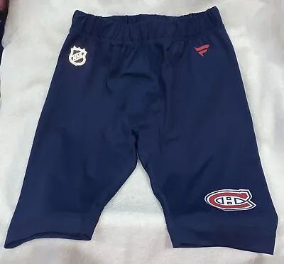 FANATICS NHL Montreal Canadiens Pro Fitted Compression Hockey Shorts NEW Mens S • $22.43
