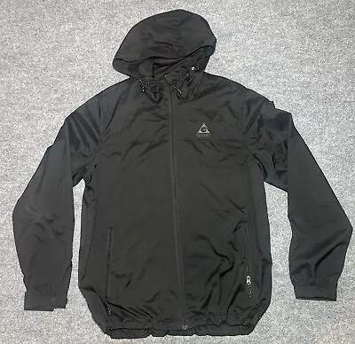 Gerry Jacket Hooded Windbreaker Coat Men’s Black Medium Water Resistant • $12.99