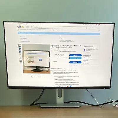 Dell S2419H 23.8  Full HD Edge LED Computer Monitor IPS LCD Display Dual HDMI • $62.90
