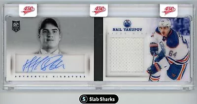 2013 Panini Playbook Nail Yakupov Rookie Jersey Auto First Round Edition • $0.72