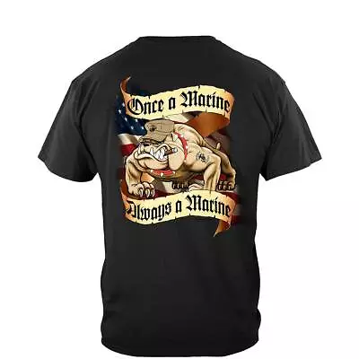 Once A Marine Always A Marine Corps T-Shirt By Erazor Bits • $29.95