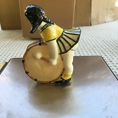 $19 • Buy Ceramic Arts Studio Drum Girl Figurine