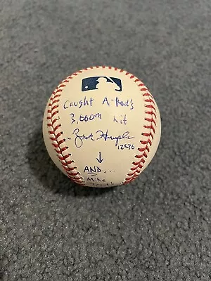 Zack Hample Autographed Baseball Mike Trout Alex Rodriguez Ballhawk MLB 1/1 RARE • $99.99