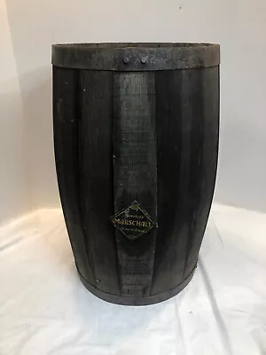 Vintage Wood Barrel Keg - Marschall Dairy WIsconsin - Primitive - 21  High • $69.95