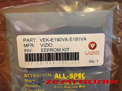 VIZIO Main Board EEPROM Repair Kit E190VA E191VA [fixes Orange Light] 3 PARTS • $17.99