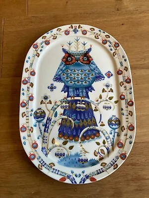 Iittala Taika Serving Plate Owl White • £80