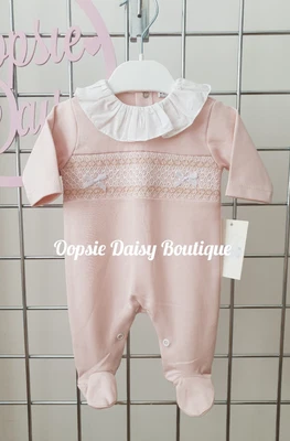 £14.99 • Buy Girls Soft Cotton Smocked Spanish Romper