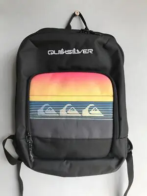 Quiksilver 30L BURST BACKPACK School Surf Travel Bag New - AQYBP03089 Black • £34.71