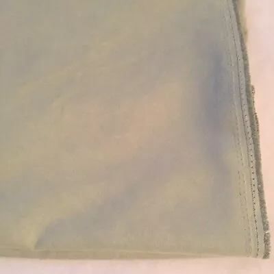 Microfiber Faux Suede  Fabric-celery Green -1 Yd 14  X60  Clothing Or Decorating • $13.99