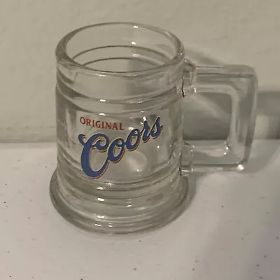 Vintage Original Coors Mini Beer Mug Shot Glass. RARE. • $10.50