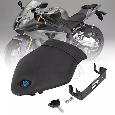 Motorcycles Rear Passenger Seat Back Pad Pillion With Lock&Key For BMW S1000 RR • $40.83