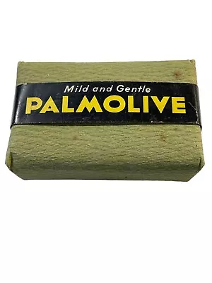 NOS VTG PALMOLIVE Mild & Gentle Soap Bar 1940s Full Size Unopened Green Wrapper • $15