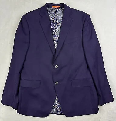 Tallia Blazer Mens 40R Purple Coat 2 Button Jacket • $70
