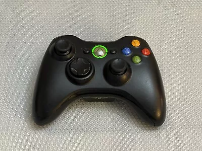 Official OEM Microsoft Xbox 360 Wireless Controller Black 1403 For Parts Repair • $10.49