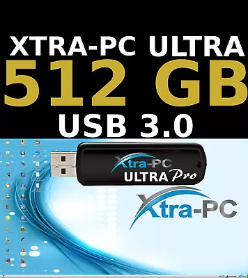 Xtra-pc Ultra Pro 512 Gb Usb 3.0 Portable Operating System Move Between Systems • $300