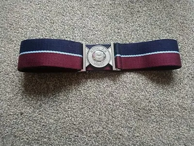 RAF Ceremonial Stable Belt 3  Strap British Royal Air Force Issue Buckle • £35.60