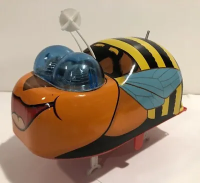 Vintage 1960s Japanese T.N. Nomura Tin Toy Walking Bumble Bee -Not Working Rare • $42.25