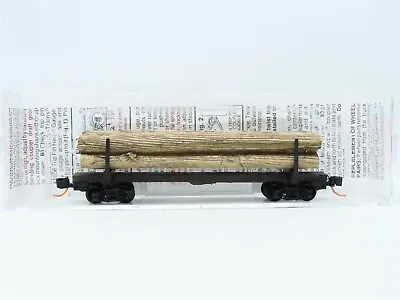 N Scale Micro-Trains MTL 11400050 40' Modern Log Car W/ Uprights • $29.95