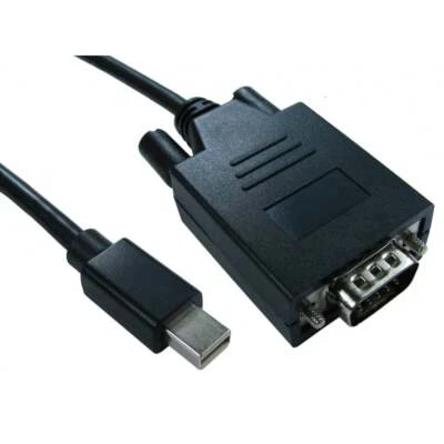 £14.49 • Buy 1m Mini DisplayPort To VGA Cable Male To Male Monitor Port Adaptor Lead DP SVGA