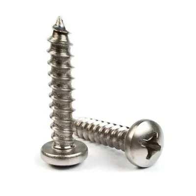 Phillips Drive Pan Head Chipboard Wood Screws A2 Stainless Steel M3 M4 M5 M6 Uk • £1.85