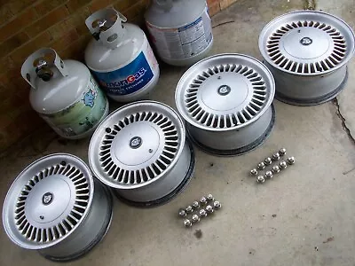 1993 JAGUAR XJ6 15X7 ALLOY WHEELS CENTER CAPS & LUG NUTS 5X5 Pattern Chevy Truck • $199