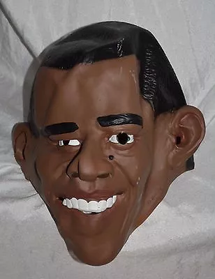 Disguise Politically Incorrect Obama Mask 2008 PRESIDENT LEADER  Vinyl  • $25