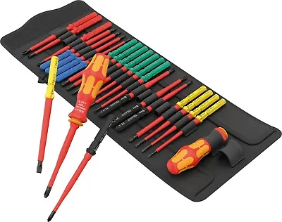 Wera Kraftform Kompakt VDE Big Pack 1 26 Pc Colour Coded Screwdriver Set-006617 • £134.89