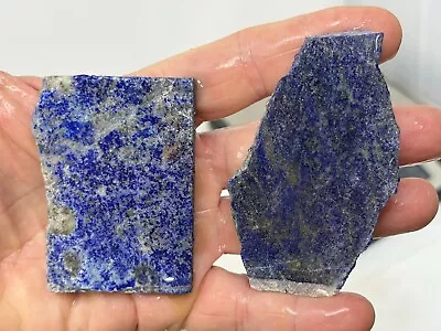 Lapis Lazuli Slabs Cabbing Lapidary Carving Combo Ship Avail Afghanistan • $18