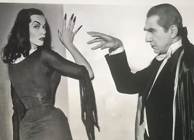 Maila NURMI & Bela LUGOSI As Dracula & Vampira Picture Photo Print 4 X6  • $8.50