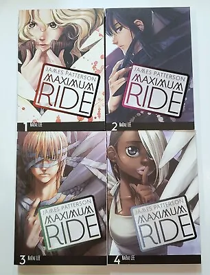 Maximum Ride Manga Vol. 1-4 : 1st Edition By James Patterson -  FREE SHIPPING! • $27.99