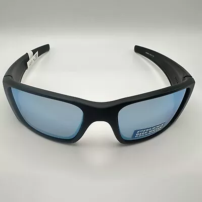 OAKLEY Fuel Cell POLARIZED Sunglasses Matte Black/Prizm Deep H2O Blue NEW OO9096 • $110