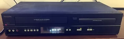 Philips DVP3345VB/F7 DVD VCR Combo VHS Recorder Player Tested Working • $55