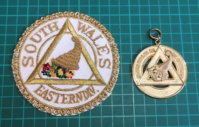 £0.99 • Buy South Wales Eastern Div - Provincial Grand Steward - Collar Jewel & Apron Badge