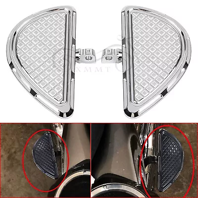 Chrome Passenger Floorboards For Harley Softail Deluxe FLSTN Fat Boy Road King • $56.98