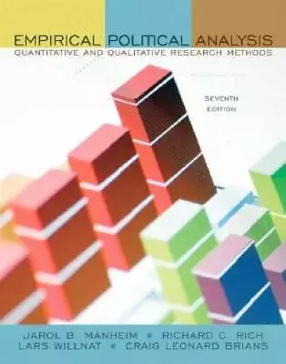 Empirical Political Analysis: Quantitative And Qualitative Research Metho - GOOD • $7.19