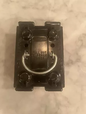 **FREE SHIPPING**Wadsworth 60 Amp Fuse Holder Pull Out Used MAIN OR RANGE • $40