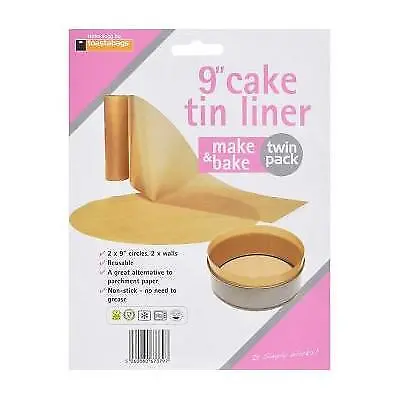 Tostabags Cake Tin Liner Beige 9-Inch 2Pk 3384l • £4.73