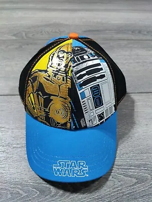 Star Wars Hat Boys Youth Hat Fits Age 4-7 Star Wars C3p0 R2D2 Baseball Cap • $12.85