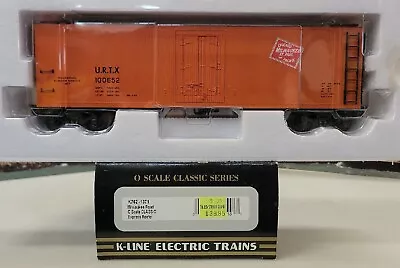 K-Line K762-1371 URTX Milwaukee Road Express Reefer #100652 O Ga. LN. (12Q) • $32.50